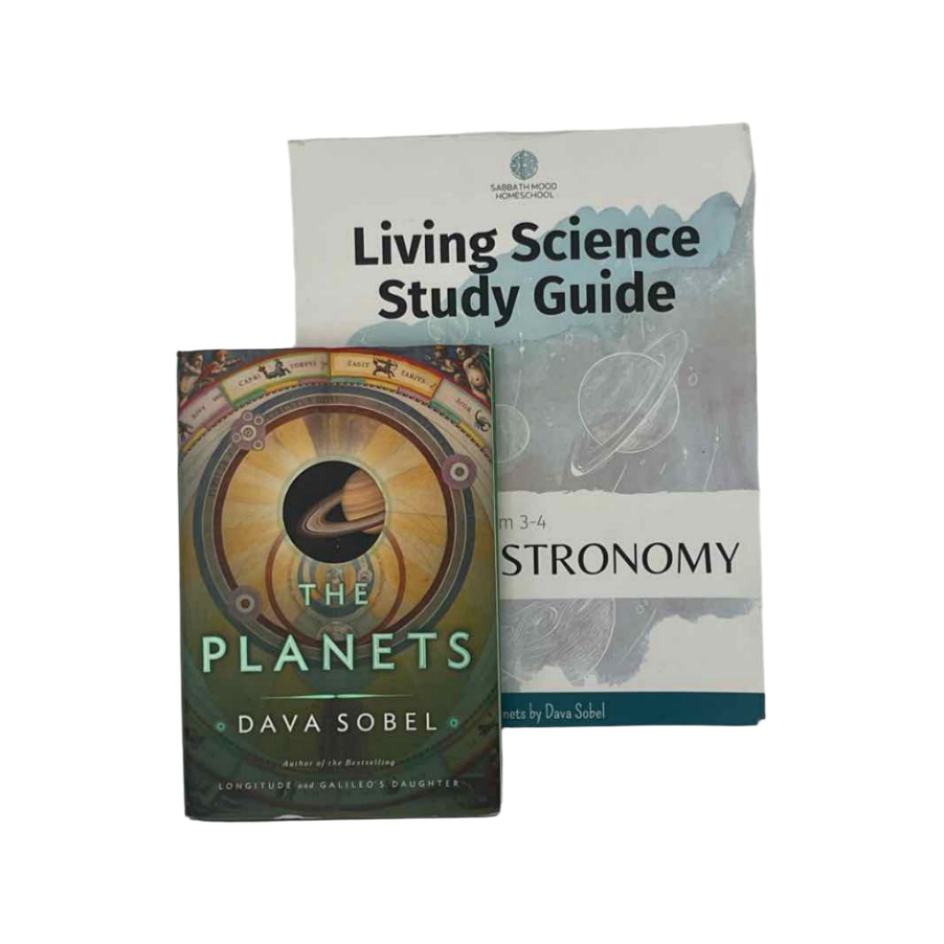 7th-9th Grade Sabbath Mood Homeschool Form 3-4 Astronomy Study Guide & The Planets Book Set Complete Set Science Curriculum