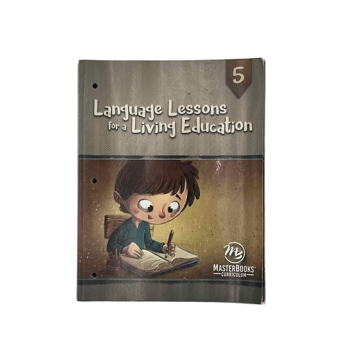 MasterBooks 5th Grade Language Lessons for a Living Education Lvl. 5 (some staining on pages)
