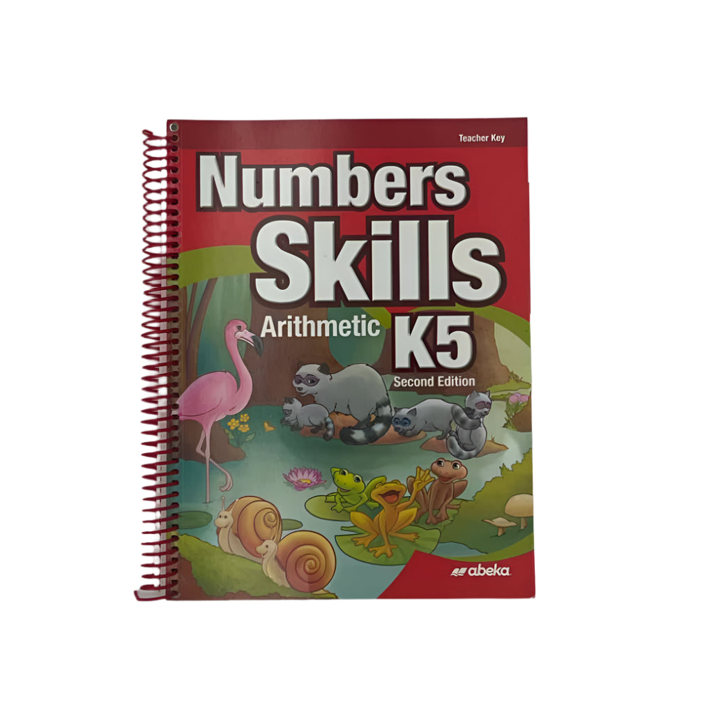 A Beka Kindergarten Numbers Skills Arithmetic K5 Teacher Key 2nd Ed.