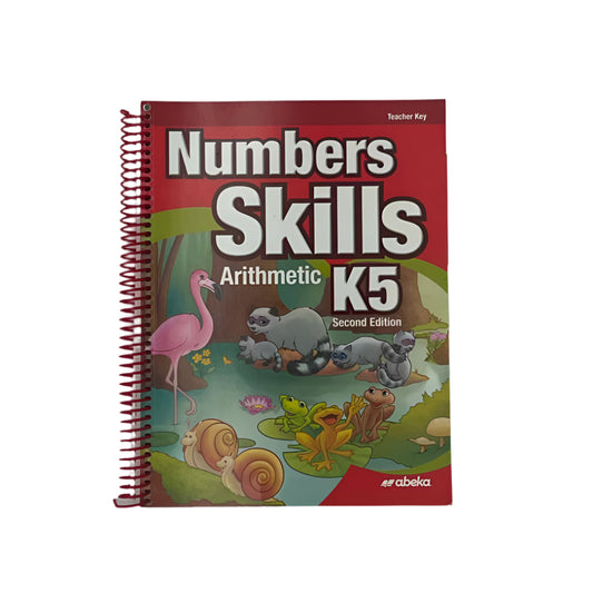 A Beka Kindergarten Numbers Skills Arithmetic K5 Teacher Key 2nd Ed.