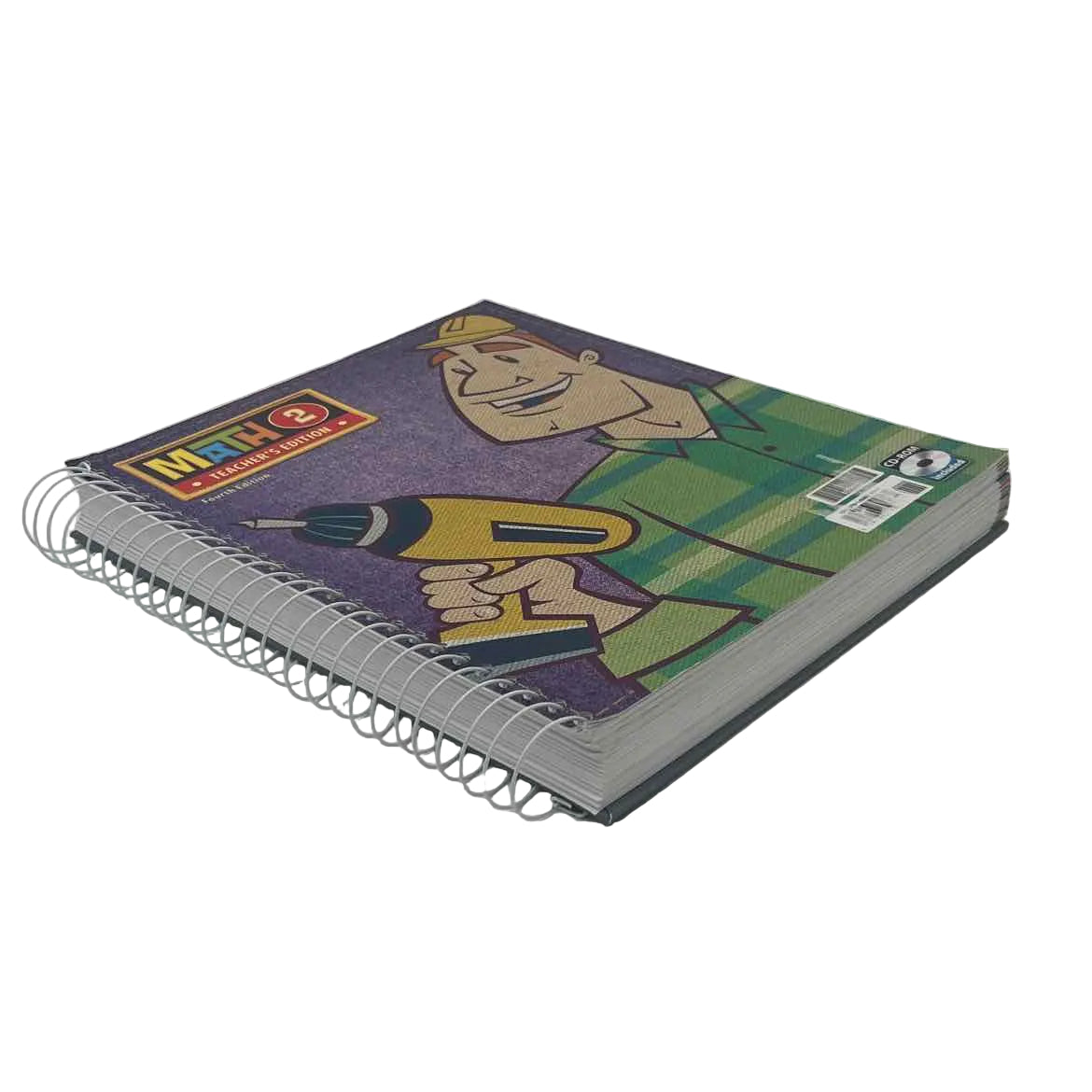 Bob Jones Math 2 Teacher's Edition - 4th Ed. on a white background.