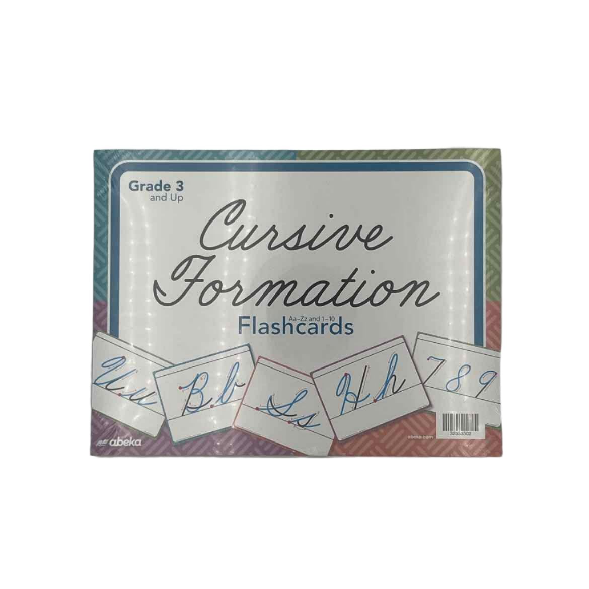 A Beka 3rd-12th Grade Grades 3 & Up Cursive Formation Flashcards