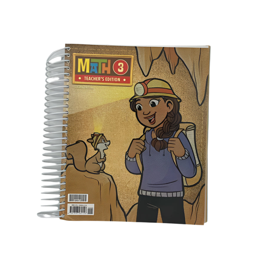 Bob Jones 3rd Grade Math 3 Teacher's Edition 4th Ed.