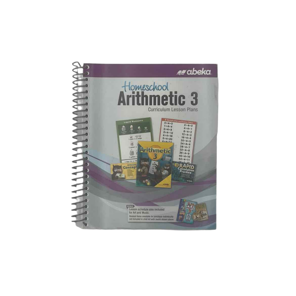 A Beka 3rd Grade Arithmetic 3 Curriculum Lesson Plans