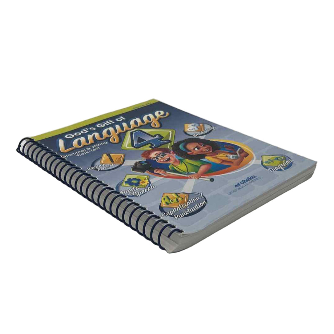 A Beka 4th Grade God's Gift of Language 4 Grammar and Writing Work-Text Teacher Key