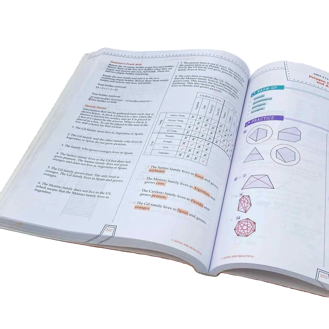Simply Good & Beautiful Math 7 Units 1-4 Answers & Solutions