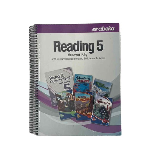 A Beka 5th Grade Reading 5 Answer Key