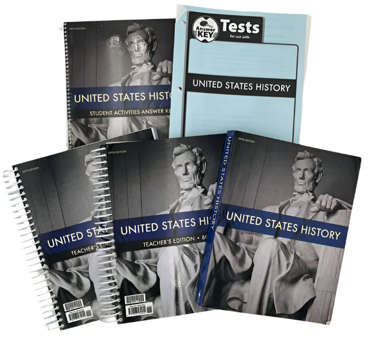 BJU Press U.S. History Grade 11 Homeschool Kit (no tests)