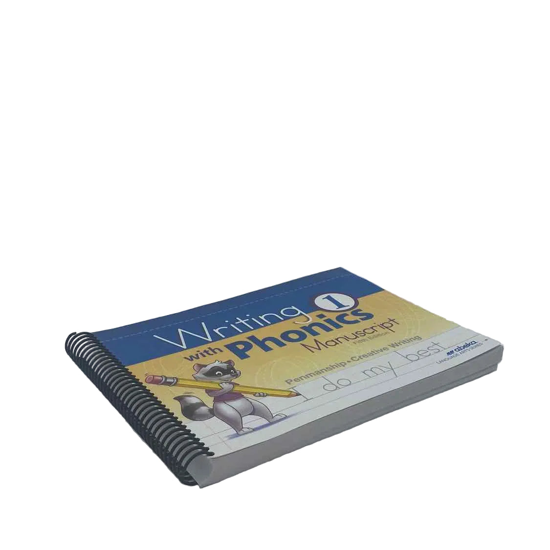 A Beka 1st Grade Workbook 5th Ed. Language Arts Curriculum on a white background.