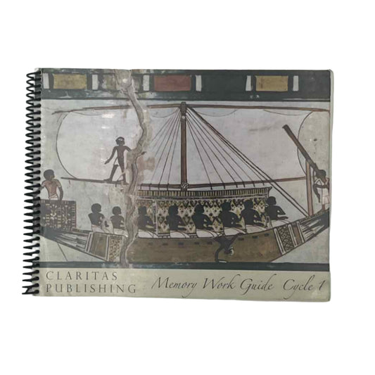 Claritas Publishing K-6th Grade Cycle 1 Memory Work Guide Classical Curriculum
