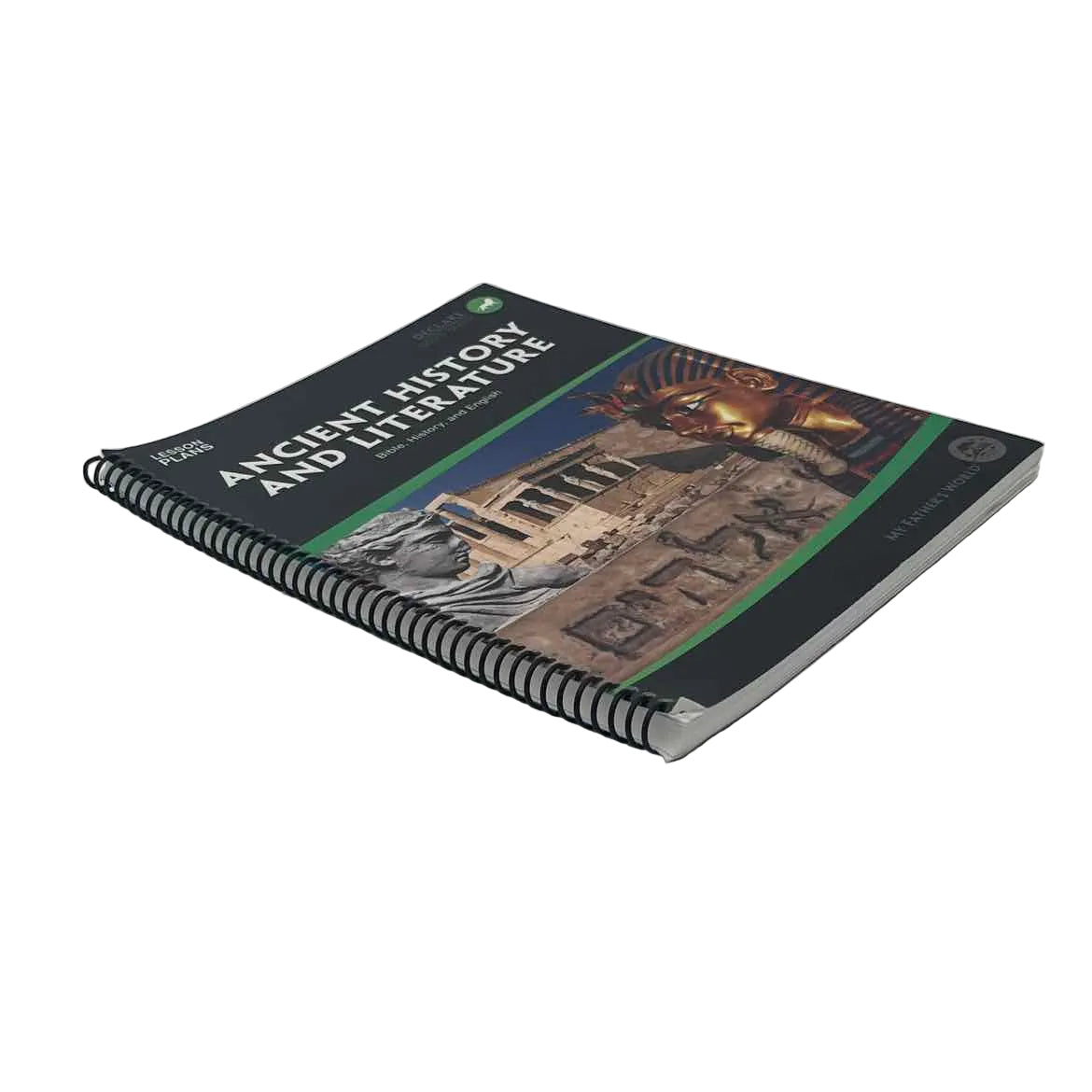 My Father's World Ancient History & Literature Daily Lesson Plans on a white background.