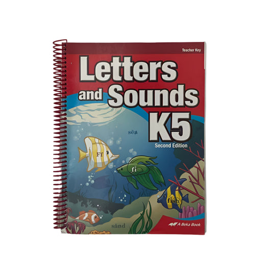 A Beka Kindergarten Letters & Sounds K5 Teacher Key 2nd Ed.