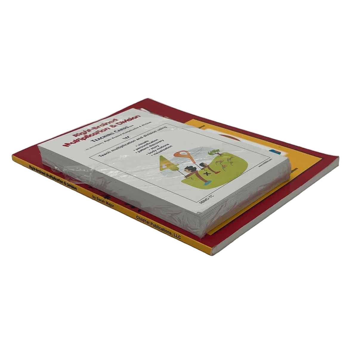 Right-Brained Multiplication & Division Book & Teaching Cards Set
