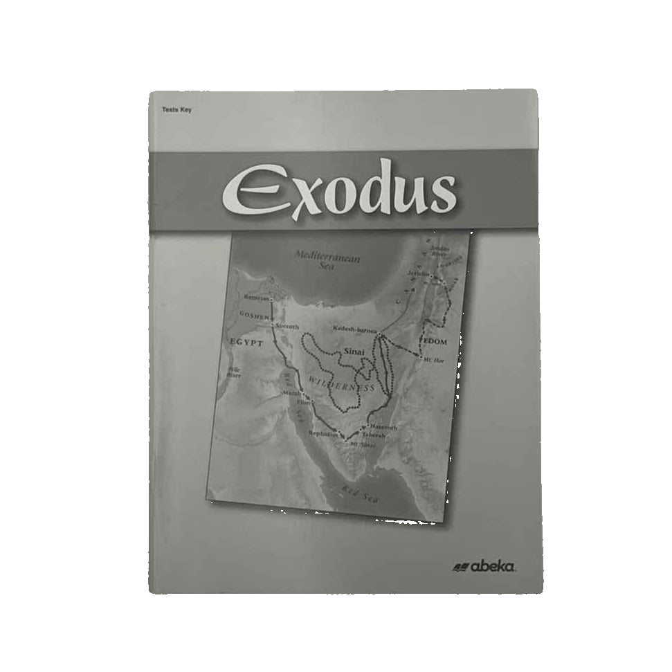 A Beka 7th Grade Exodus Tests Key