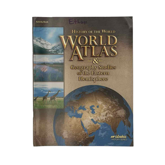 A Beka 7th Grade World Atlas & Geography Studies of the Eastern Hemisphere Activity Book 5th Ed. History Curriculum