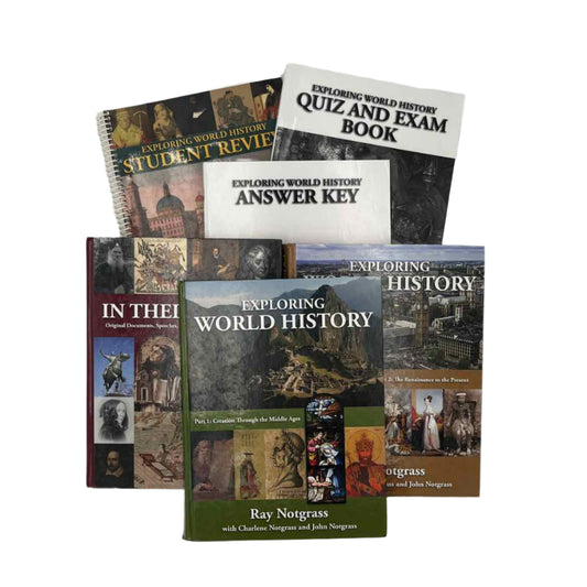 Notgrass Exploring World History Curriculum Package and Student Review Pack