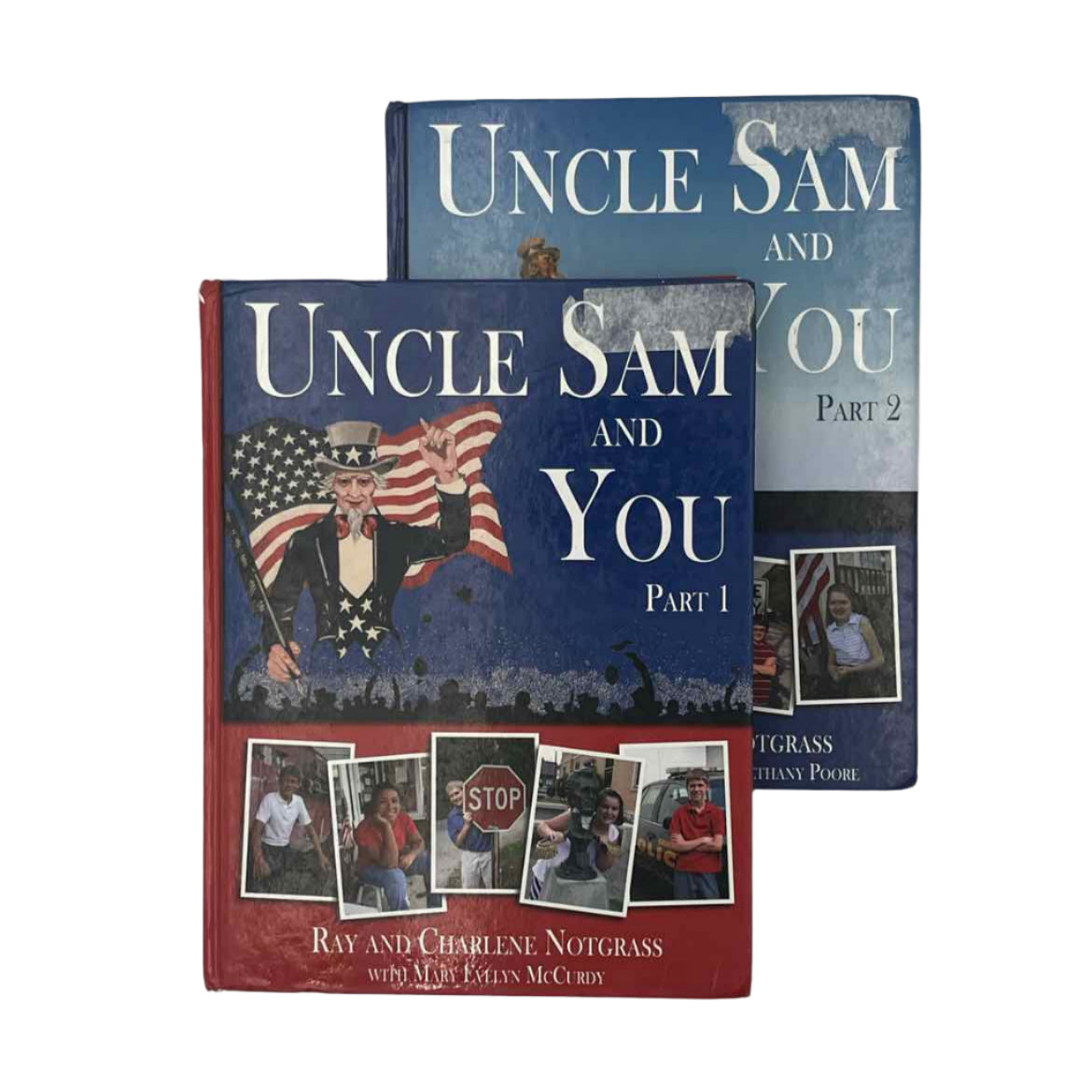 Notgrass 5th-8th Grade Uncle Sam & You Parts 1 & 2 Partial Set 1st Ed.