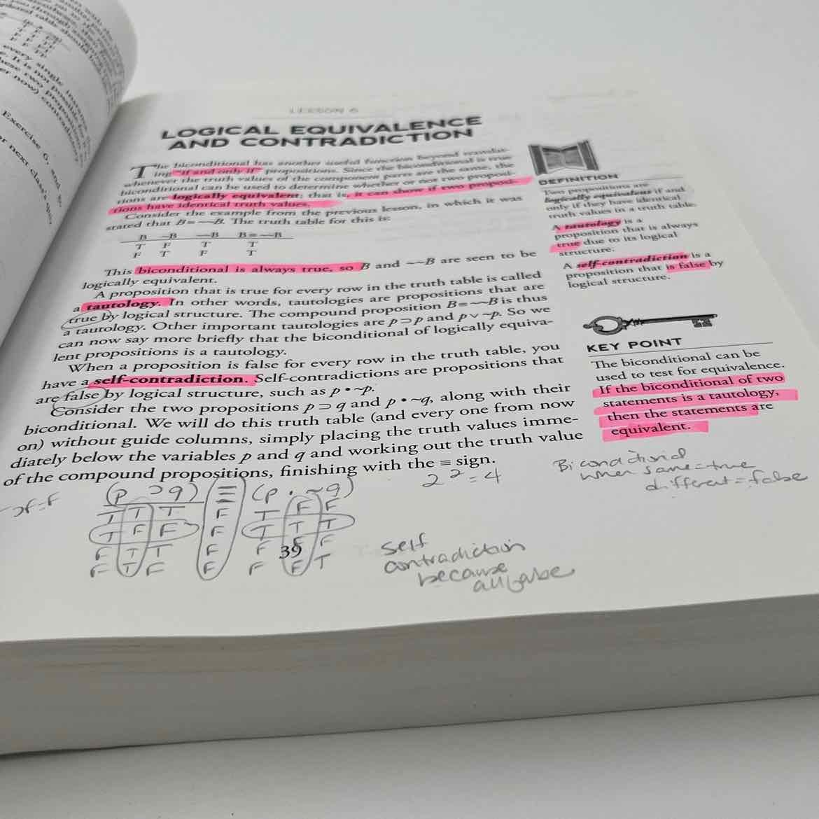 Canon Press Highschool Intermediate Logic Teacher Edition (highlighting) 3rd Ed. Classical Curriculum