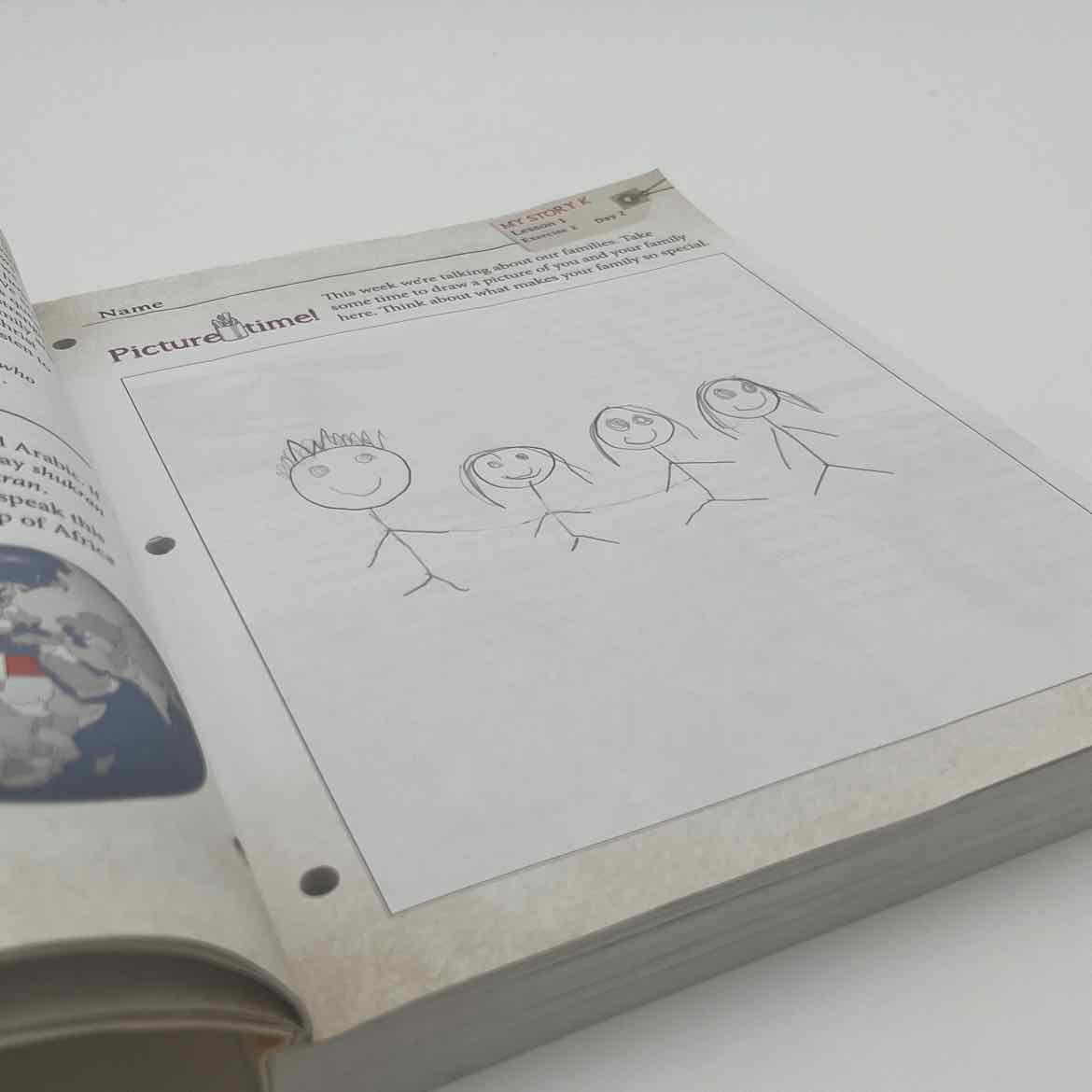 MasterBooks My Story K - My Family My Life (1 pg done)