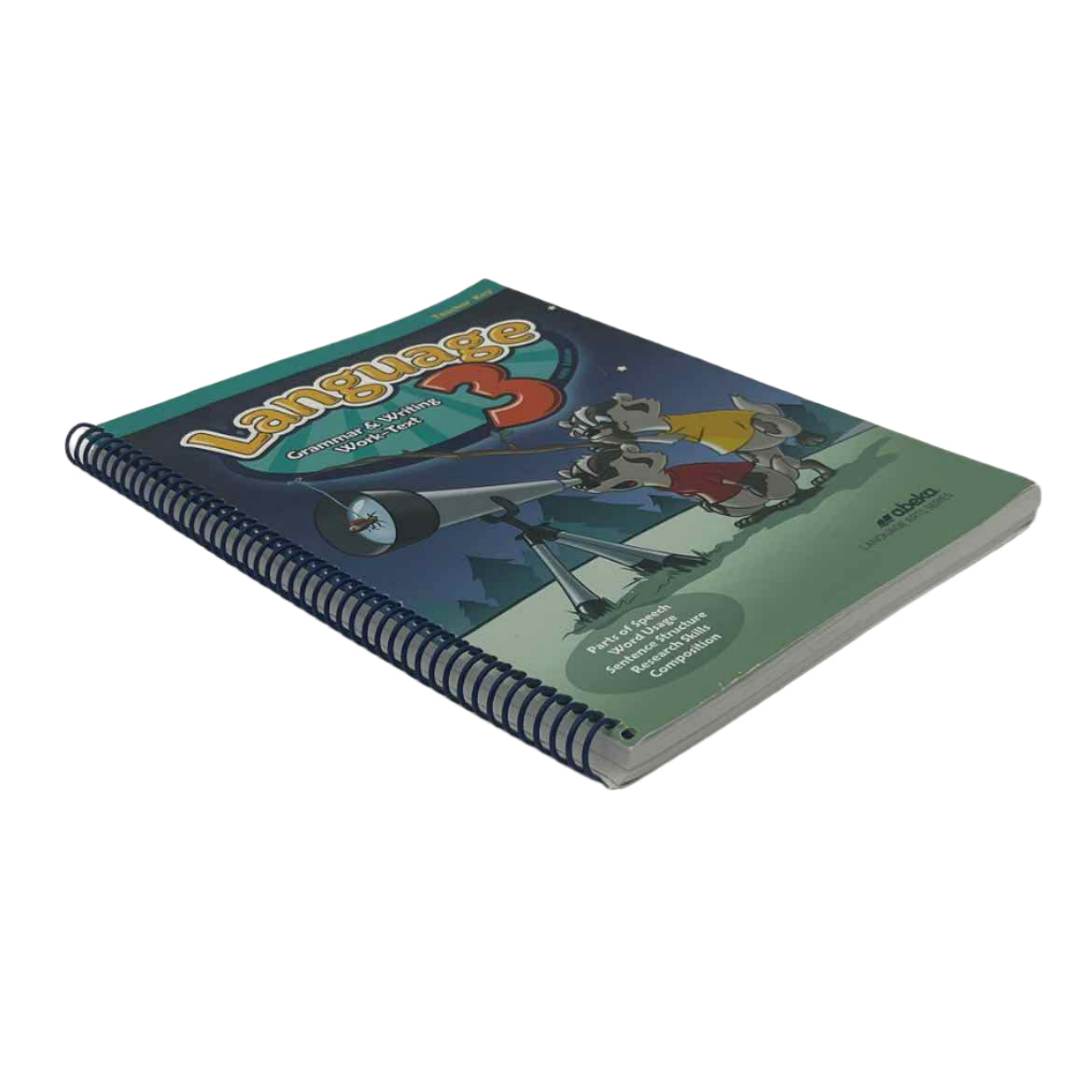 A Beka 3rd Grade Language 3 Grammar & Writing Work-text Teacher Key 5th Ed.