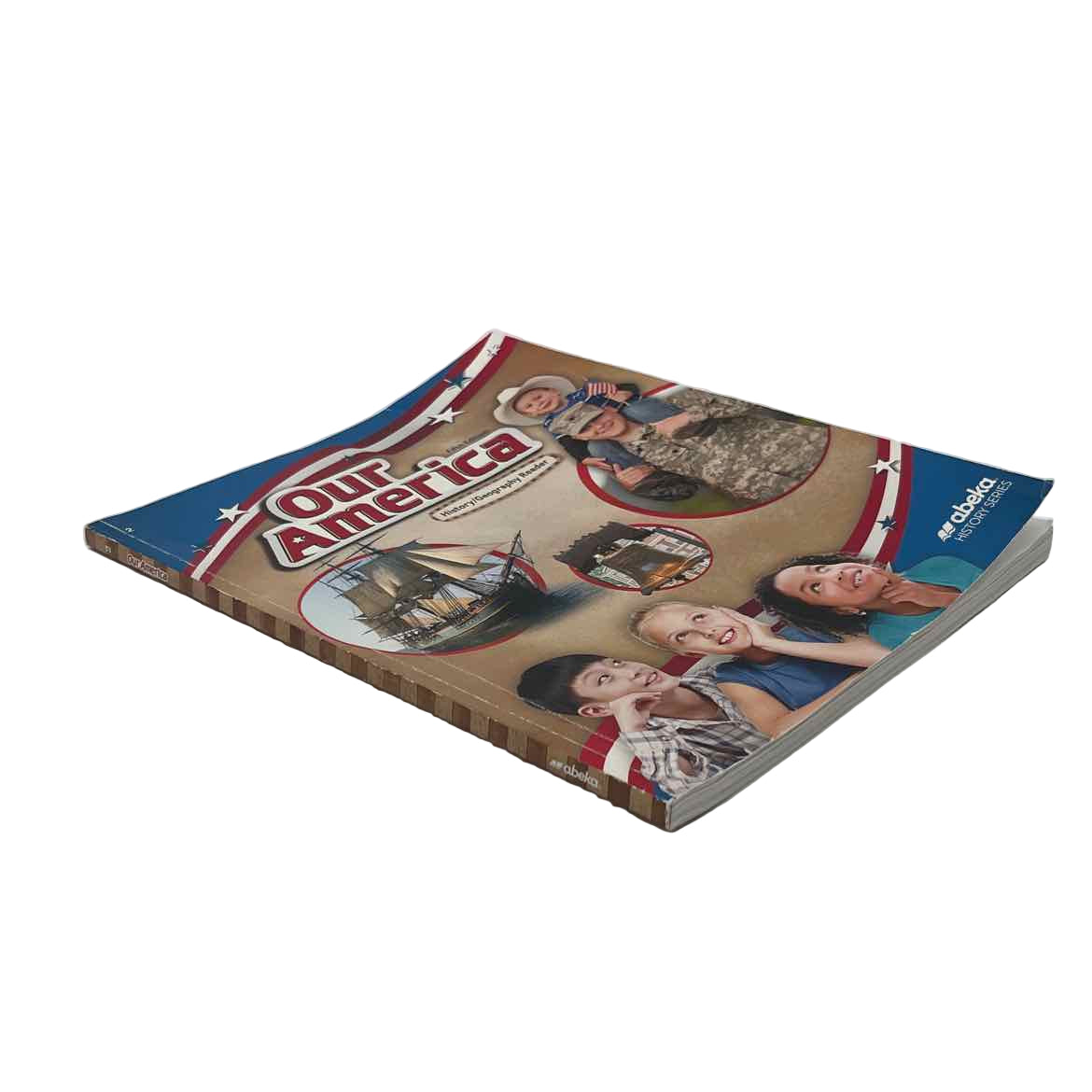 A Beka 2nd Grade Our America History/Geography Reader (pencil answers on 4 pgs) 5th Ed.