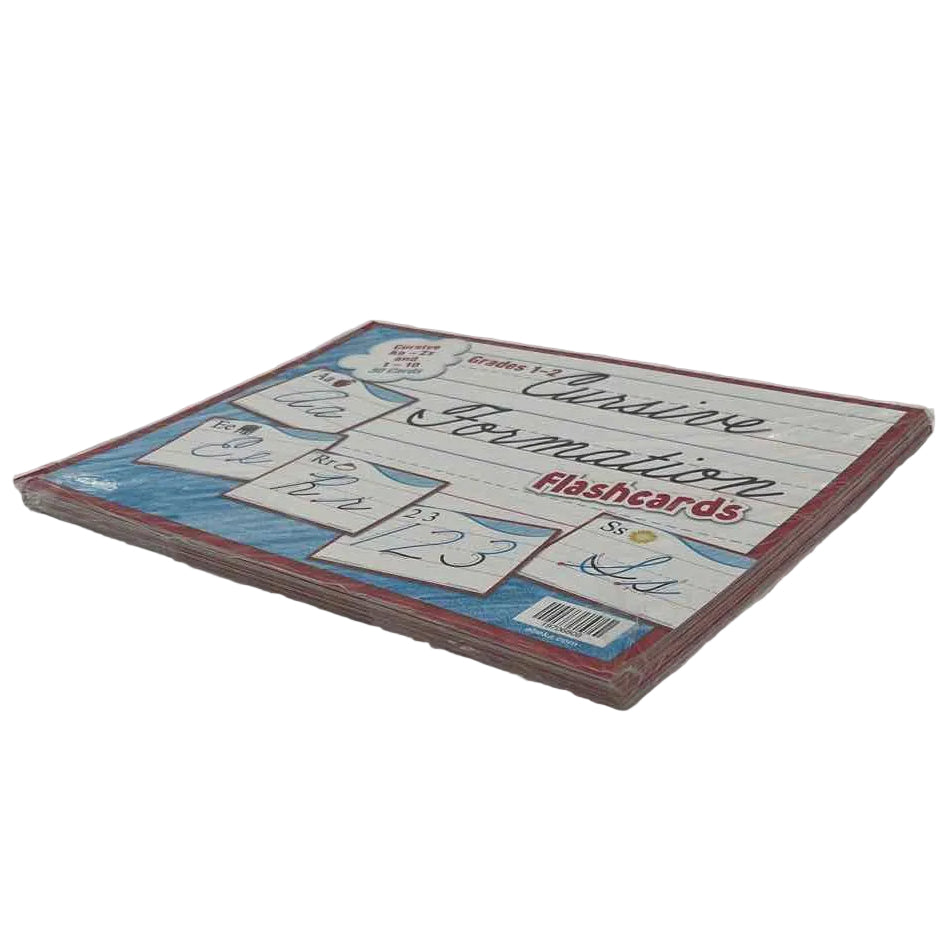 A Beka Grades 1-2 Cursive Formation Flashcards *NEW* on a white background.