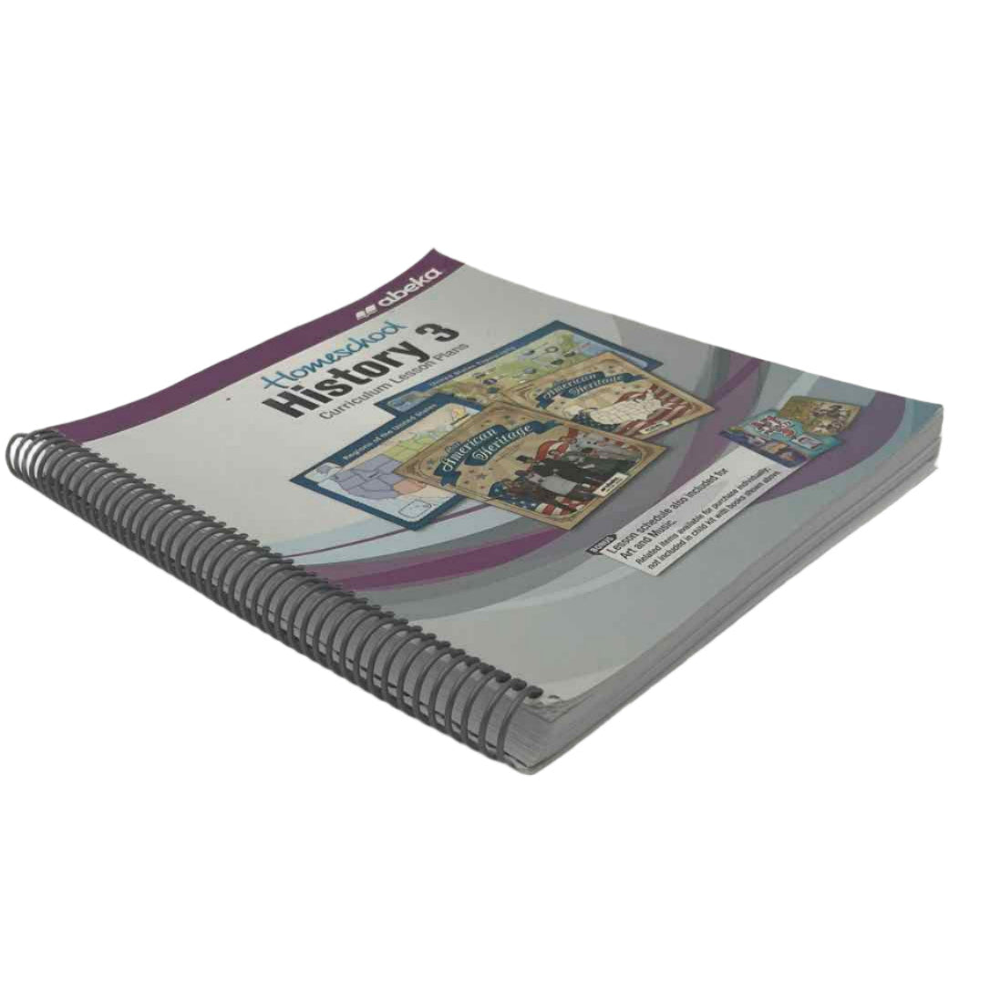 A Beka 3rd Grade Homeschool History 3 Curriculum Lesson Plans