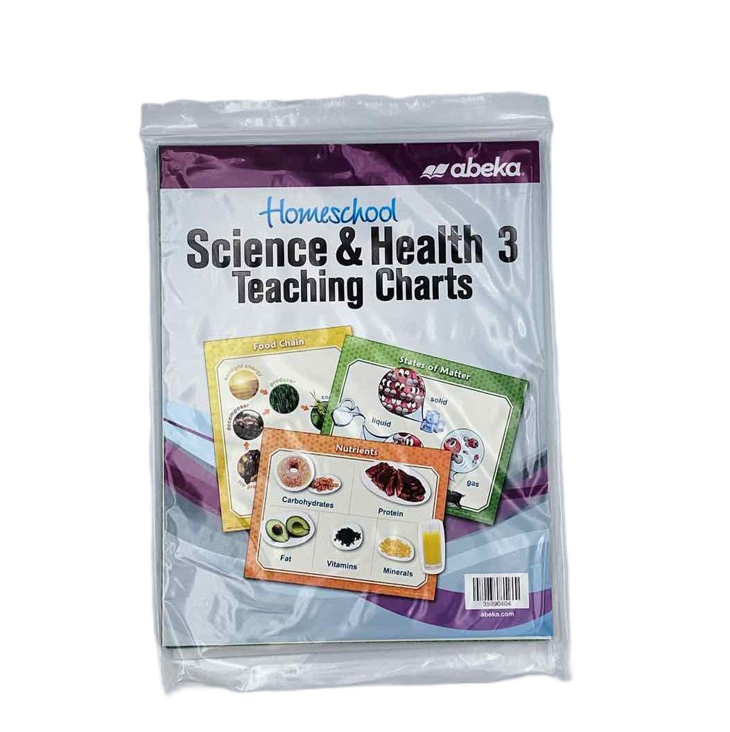 Abeka Science and Health 3 Teaching Charts Visual Aid Science Curriculum