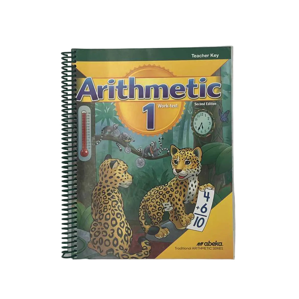 A Beka Arithmetic 1 Worktext Teacher Key 2nd Ed. on a white background.