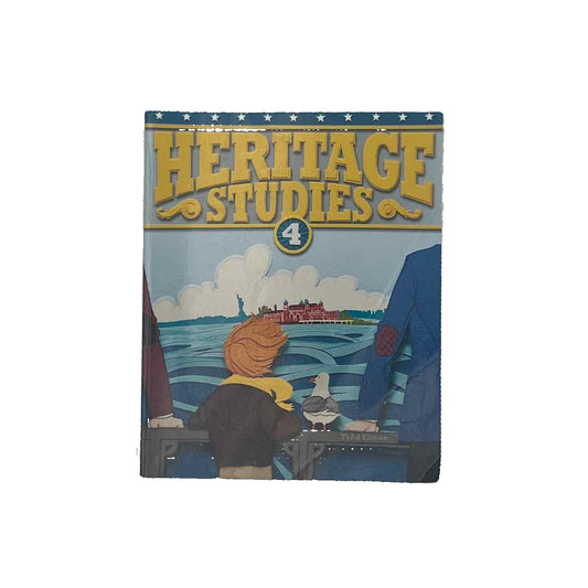 Bob Jones 4th Grade Heritage Studies 4 Student Book (markings on outer edges of pages) 3rd Ed.