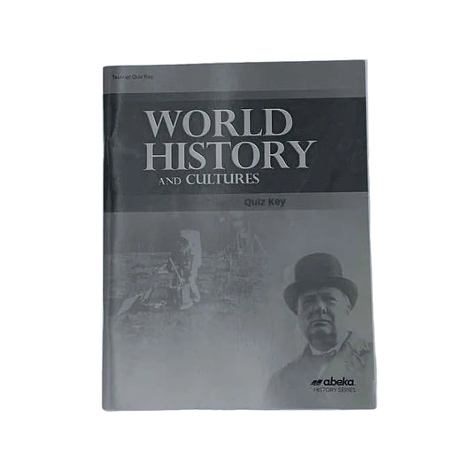 A Beka 10th Grade Answer Key 3rd Ed. History Curriculum on a white background.