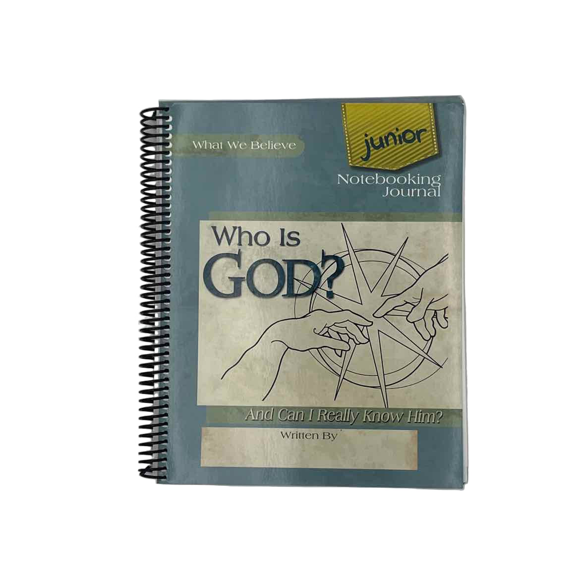 Apologia Elementary Textbook Who Is God? And Can I Really Know Him? Junior Notebooking Journal (5 pgs done)