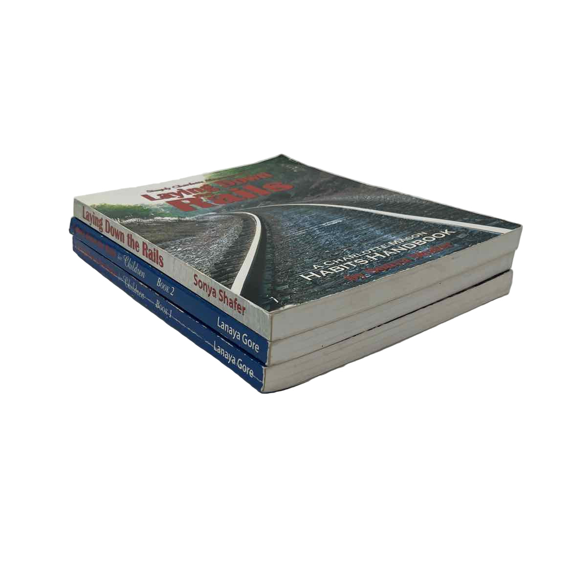 Simply Charlotte Mason Laying Down the Rails Habits Handbook & Children's Companion Bks. 1 & 2 (3-pc) (pencil ans on 1 pg)