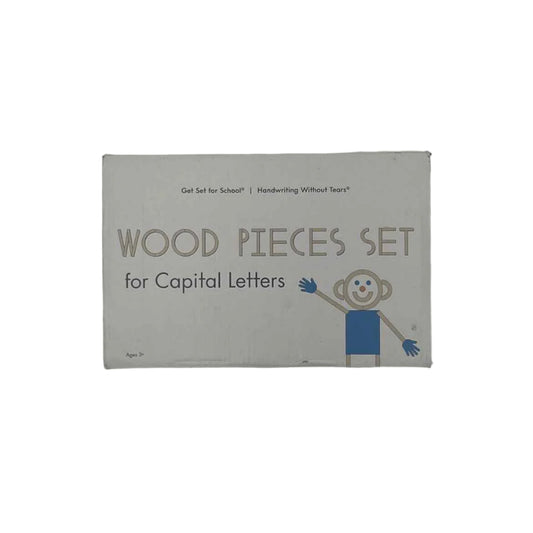 Handwriting Without Tears PreK/K Wood Pieces Set for Capital Letters - 26 pcs