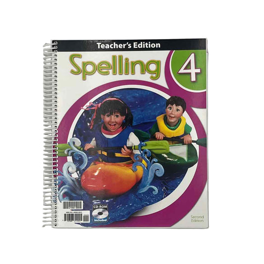 Bob Jones Spelling 4 Teacher's Edition 2nd Ed.