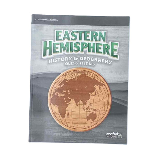 A Beka 5th Grade Eastern Hemisphere History & Geography Quiz/Test Key 1st Ed. History Curriculum