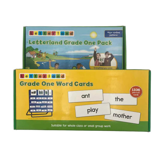 Letterland Grade One Pack Classic (old version, no pocket chart) on a white background.