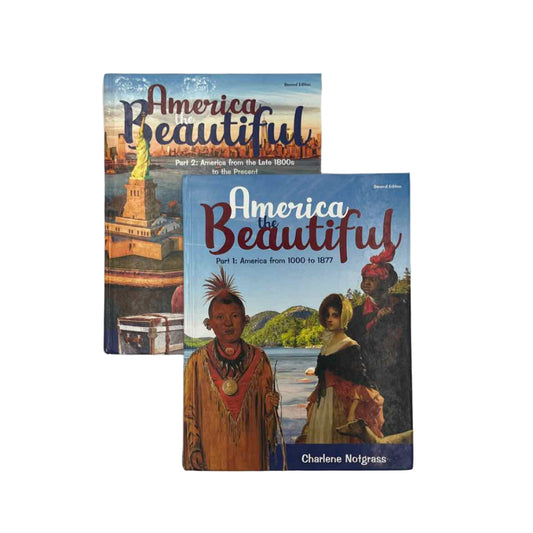 Notgrass Middle School America The Beautiful Parts 1 & 2