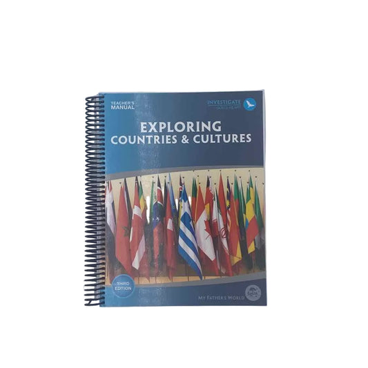 My Father's World Geography Curriculum on a white background.