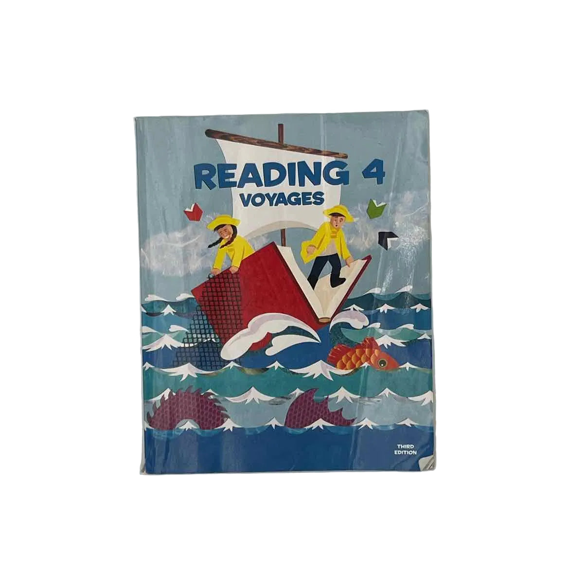 BJU Reading 4 Voyages 3rd Ed. on a white background.