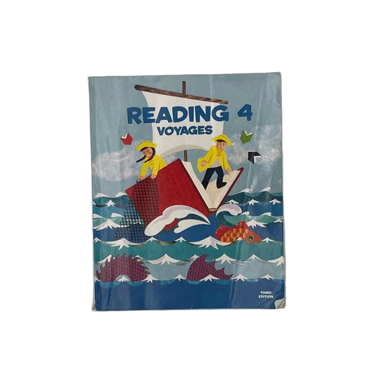 BJU Reading 4 Voyages 3rd Ed. on a white background.