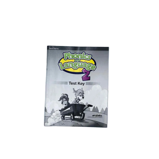 A Beka 2nd Grade Answer Key 1st Ed. Language Arts Curriculum on a white background.