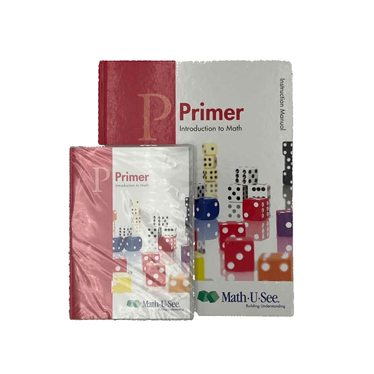 Math-U-See Kindergarten Primer - Introduction to Math Instruction Manual & DVD Set