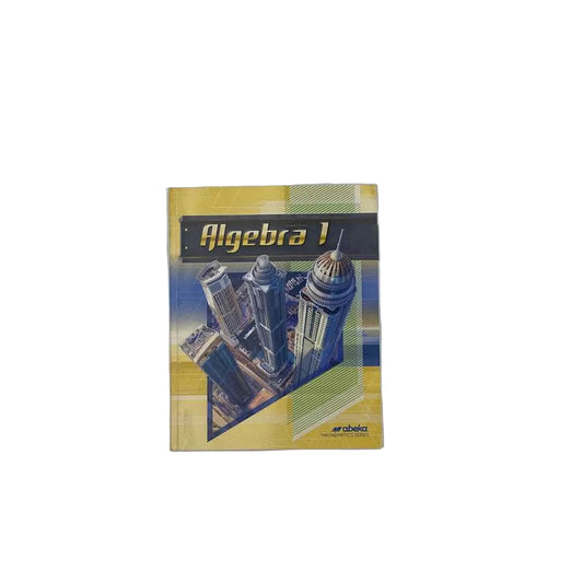 Algebra 1 A Beka 2nd Ed. Math Curriculum on a white background.