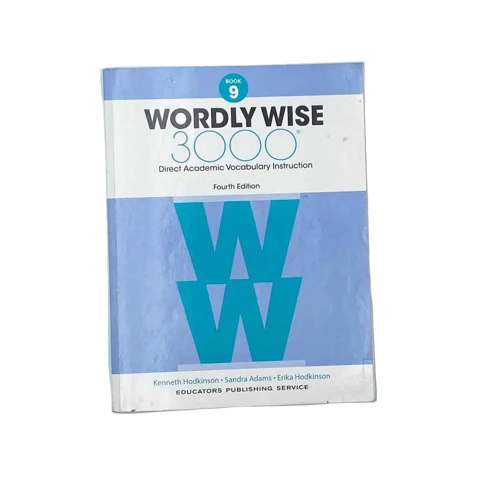 Wordly Wise 3000 Fourth Ed. 9th Grade 4th Ed. Language Arts Curriculum