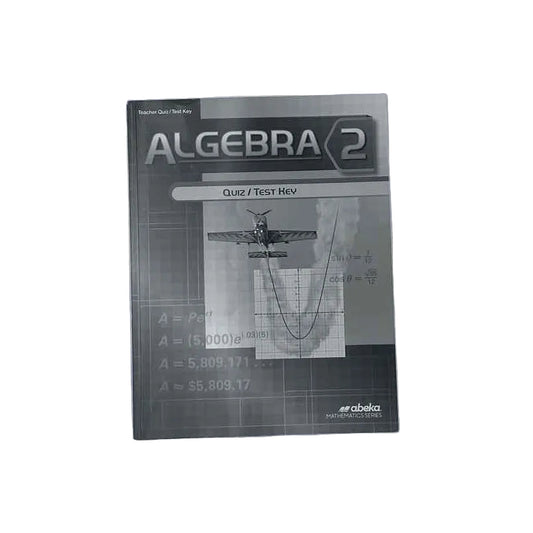 A Beka 10th Grade Answer Key Math Curriculum on a white background.