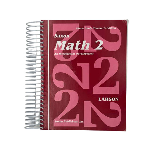 Saxon Math 2 Teacher Edition