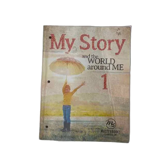 MasterBooks 1st Grade Student Book Social Studies Curriculum on a white background.