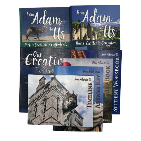 Notgrass Middle School From Adam to Us Curriculum Package