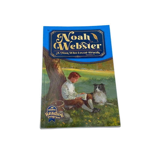 A Beka Noah Webster - A Man Who Loved Words Revised (5c) on a white background.